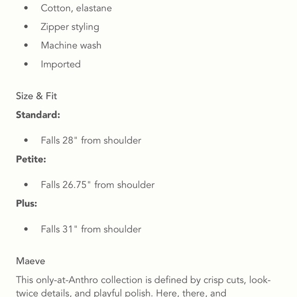 Anthropologie Maeve Sleeveless Twofer Mini Dress - Picture 4 of 4